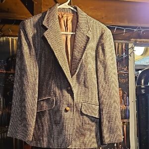 Classic Plaid Blazer